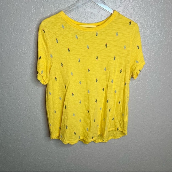 Old Navy Yellow Cactus Shirt - Picture 2 of 5